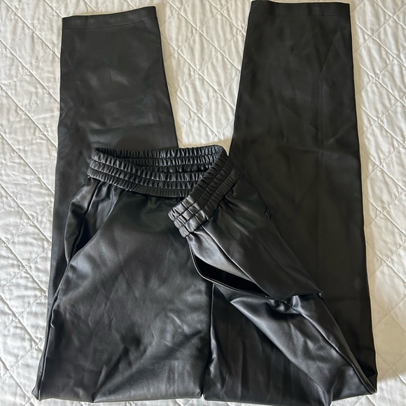 Halogen Black Faux Leather Pants - Picture 10 of 14
